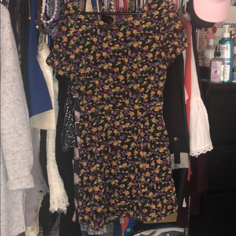 Black Floral Dress